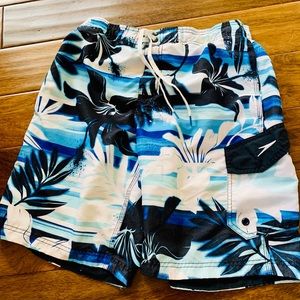 Men’s SPEEDO Swim Trunks w/ Extra Cargo pocket EUC